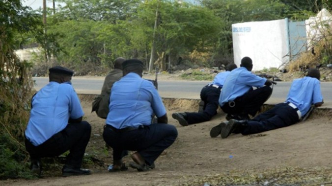 Cảnh sát Kenya. Ảnh: BBC