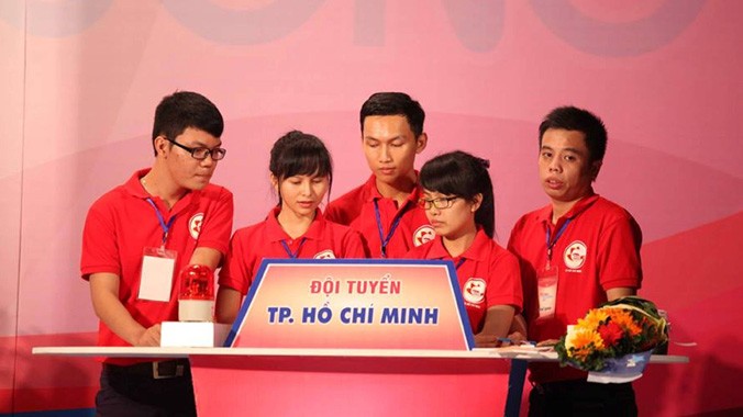 Qua 3 phần thi, đội Thành phố Hồ Chí Minh đã xuất sắc giành giải nhất trong hội thi “Ánh sáng soi đường” cụm Đông Nam Bộ và sẽ tham gia vòng thi khu vực miền Nam vào tháng 5. Ảnh: Chế Hồng Trung.