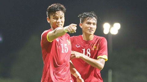 Ngọc Hải (15) rất tự tin trước bán kết với U23 Myanmar