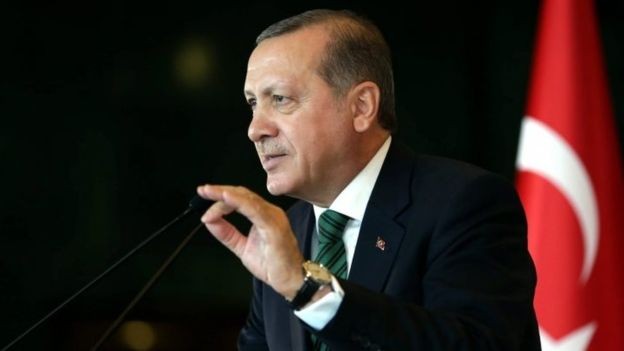 Tổng thống Thổ Nhĩ Kỳ Recep Tayyip Erdogan. Ảnh: BBC