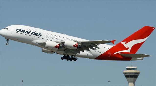 Một máy bay của hãng Qantas.