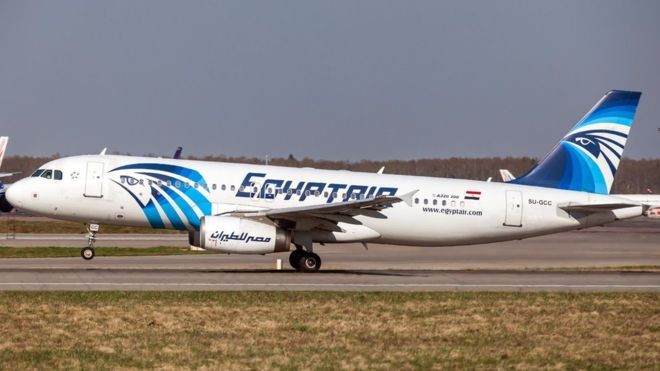 Một máy bay của hãng hàng không EgyptAir. 