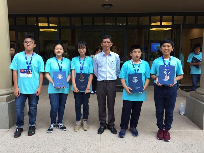 5 học sinh của Việt Nam đạt giải ở cuộc thi Toán học WMO được tổ chức tại Mỹ vào tháng 8/2018