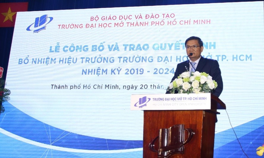 PGS-TS Nguyễn Minh Hà, tân Hiệu trưởng Trường ĐH Mở TPHCM