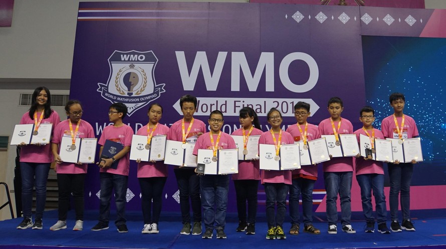 12 học sinh của Việt Nam tham gia cuộc thi đều có giải