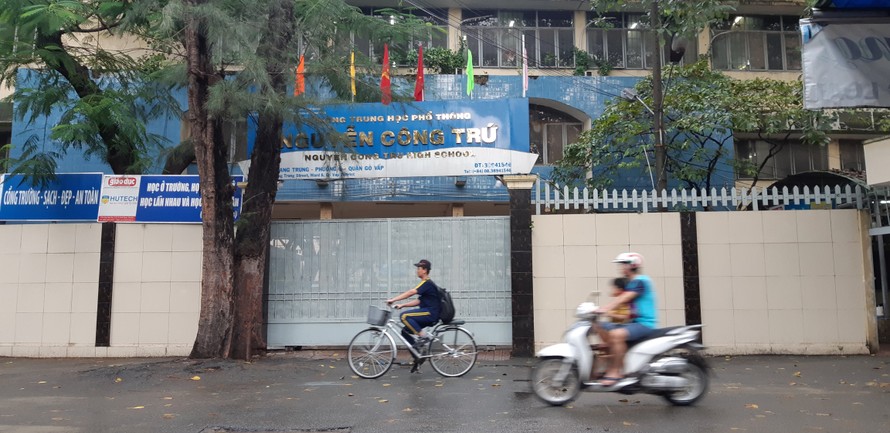 Trường THPT Nguyễn Công Trứ, TPHCM nơi xảy ra vụ việc