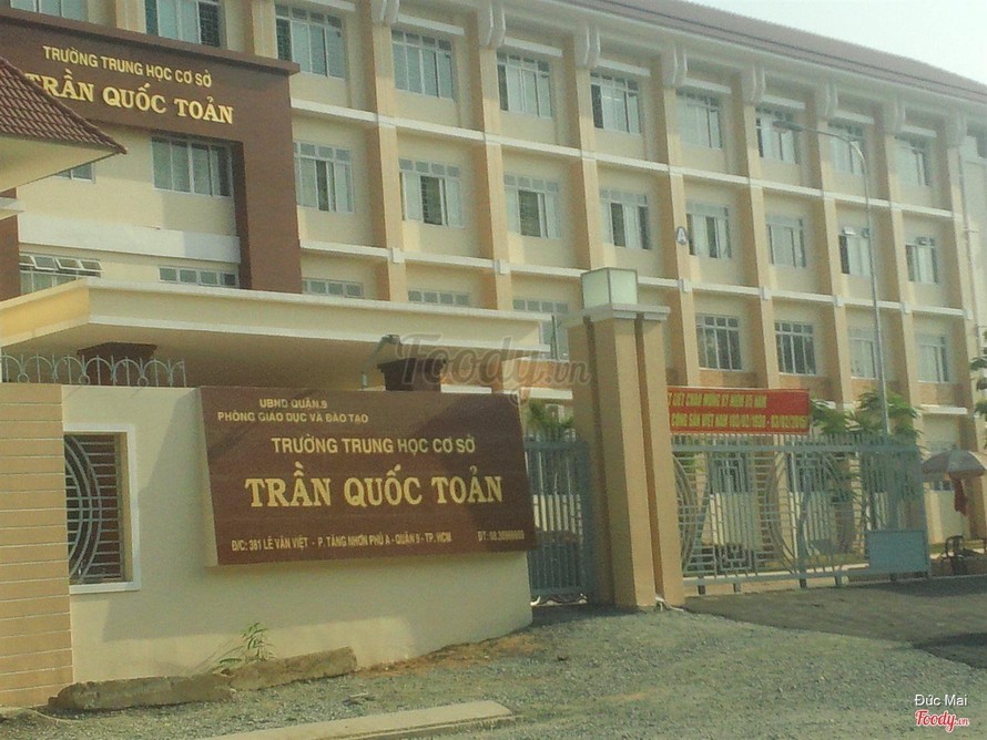 Trường THCS Trần Quốc Toàn, TP Thủ Đức nơi có học sinh lớp 8 mắc COVID-19
