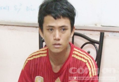 Nguyễn Trường Thanh, đối tượng cắt cổ bố người yêu tại cơ quan điều tra.