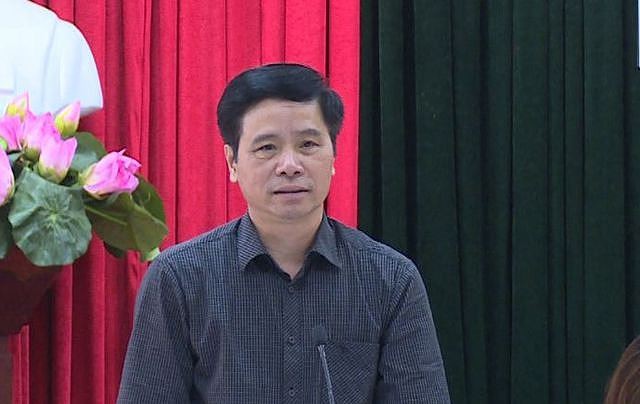 Ông Hoàng Mạnh Phú - Bí thư huyện Phúc Thọ.