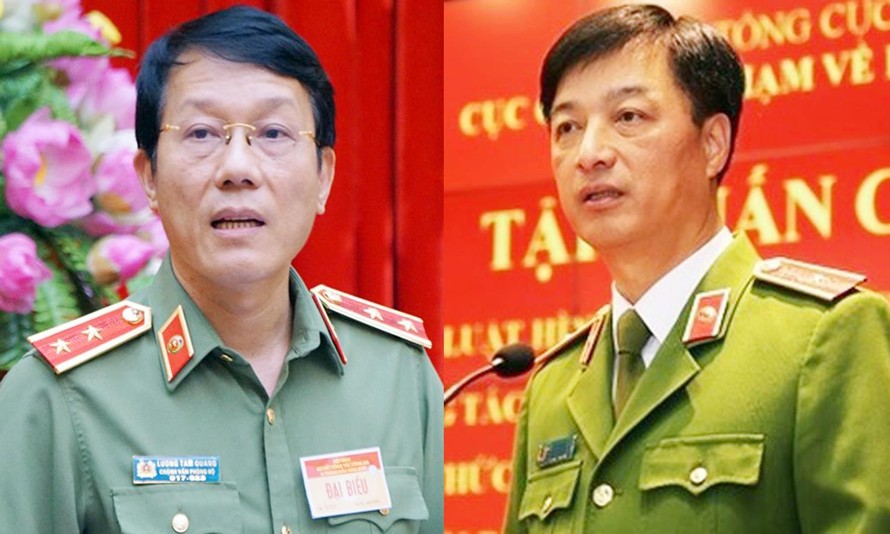 Trung tướng Lương Tam Quang và Thiếu tướng Nguyễn Duy Ngọc.