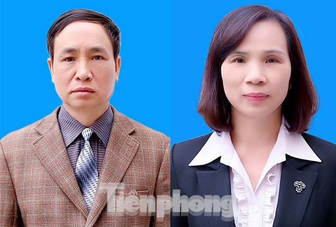 Bị cáo Phạm Văn Khuang (trái ảnh) và Triệu Thị Chính.