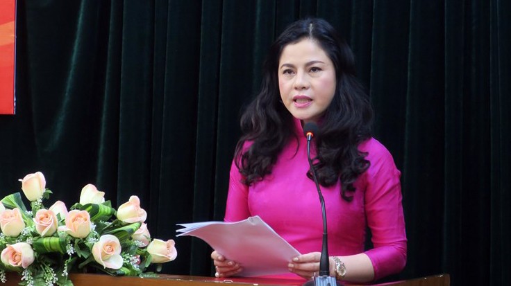 Bà Trần Thị Hoàng Mai, tân Giám đốc Sở Văn hóa và Thể thao Hải Phòng.