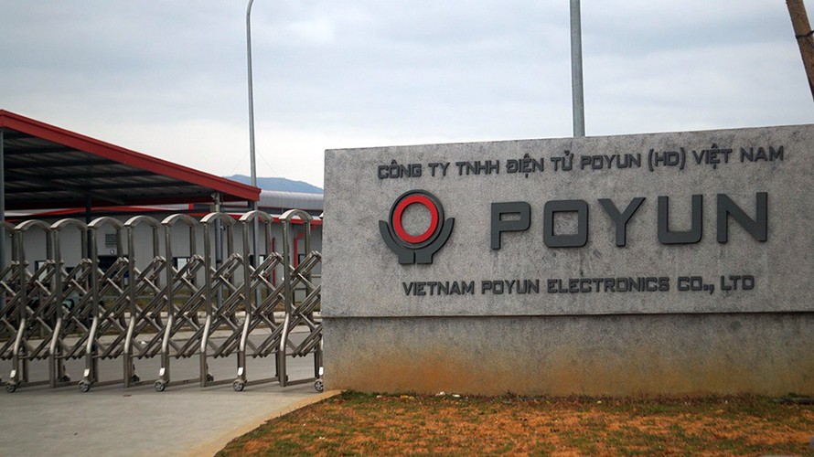 Trụ sở Công ty POYUN tại KCN Cộng Hoà, TP Chí Linh.