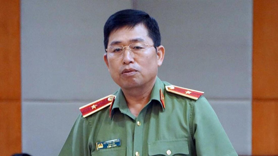 Thiếu tướng Vũ Thanh Chương - Giám đốc Công an TP Hải Phòng.