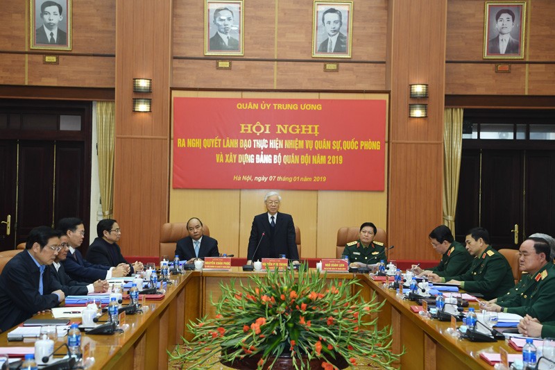 Tổng Bí thư, Chủ tịch nước Nguyễn Phú Trọng phát biểu khai mạc tại hội nghị