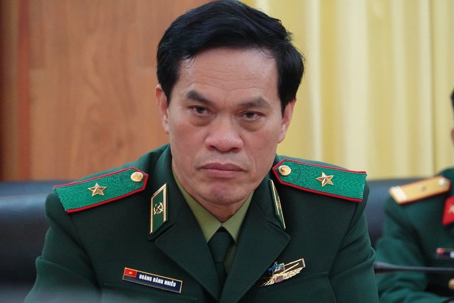 Thiếu tướng Hoàng Đăng Nhiễu, Phó Tư lệnh Bộ đội Biên phòng. Ảnh: Nguyễn Minh