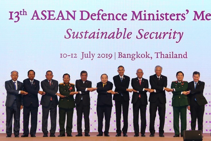 Trưởng đoàn các nước tham dự ADMM lần thứ 13 tại Thái Lan, năm 2019