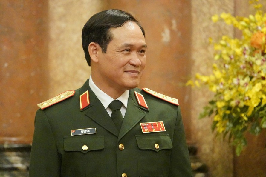 Thượng tướng Vũ Hải Sản, Thứ trưởng Bộ Quốc phòng. Ảnh: Nguyễn Minh