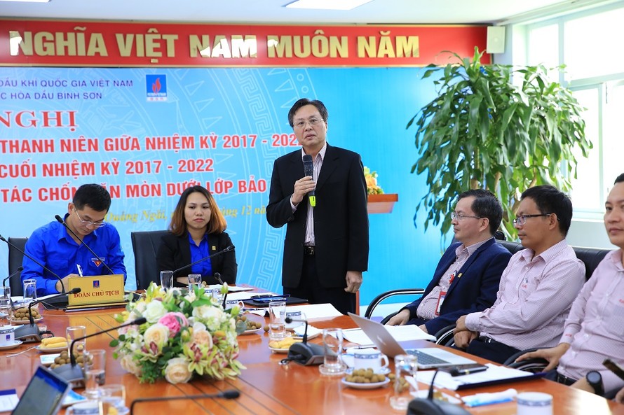 Tổng giám đốc BSR Bùi Minh Tiến phát biểu chỉ đạo tại Hội nghị