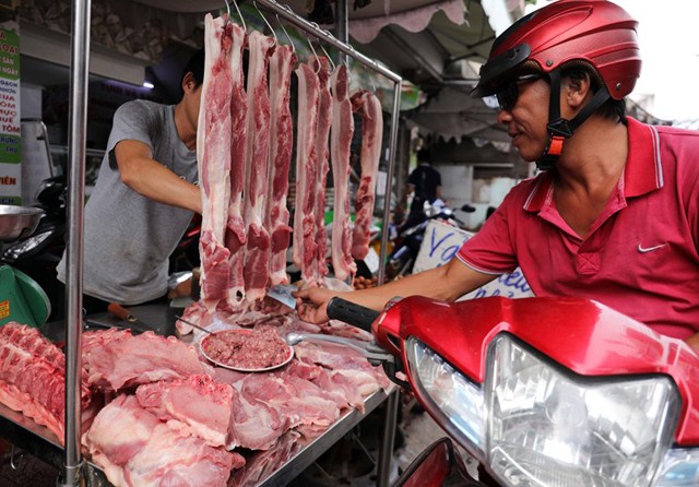 Giá thịt lợn kéo lạm phát tăng cao. ảnh minh hoạ 