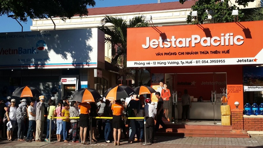 Hàng không giá rẻ Jetstar Pacific cất cánh đến Huế
