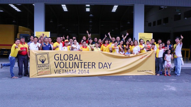 DHL Việt Nam tổ chức Ngày tình nguyện toàn cầu 2014 