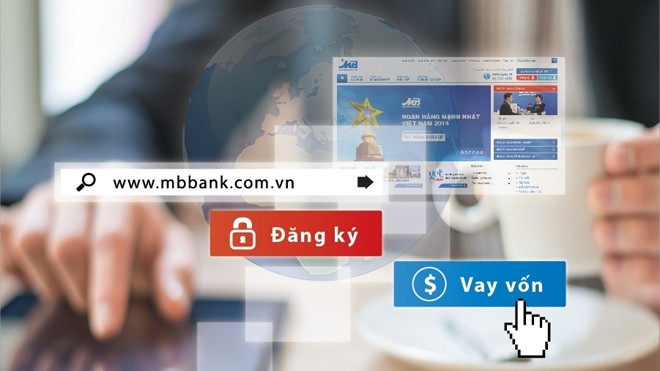 MB triển khai tiện ích “Đăng ký tài khoản &Vay vốn Online” 