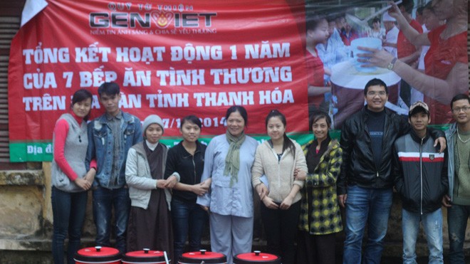 Tổng kết hoạt động 1 năm của 7 bếp ăn tình thương trên địa bàn tỉnh Thanh Hóa