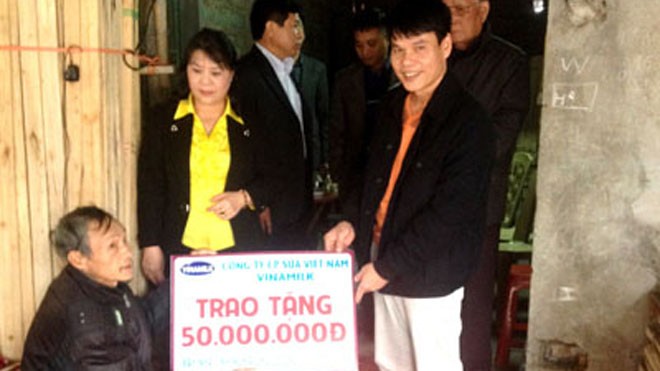 Vinamilk hỗ trợ xây nhà tình thương tại Thái Bình 