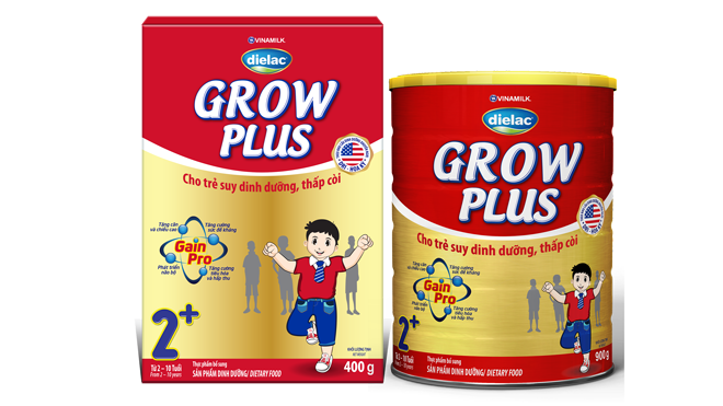Dielac Grow Plus với 4 lợi ích nổi trội “đặc chế” cho trẻ suy dinh dưỡng thấp còi, giúp trẻ bắt kịp đà tăng trưởng 