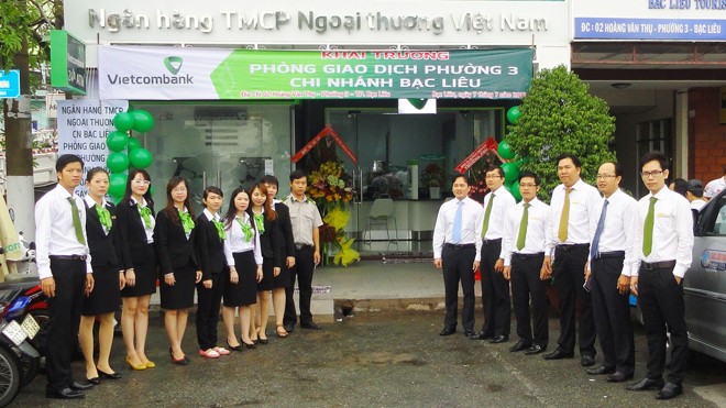 Vietcombank Bạc Liêu khai trương phòng giao dịch phường 3 
