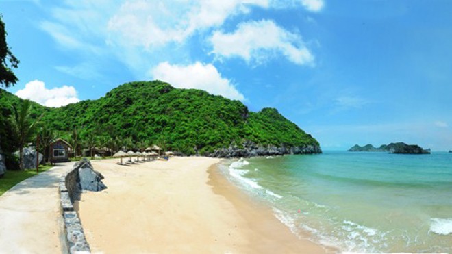 Cát Bà Beach Resort nằm tại bãi biển Cát Cò 2 đẹp nhất Cát Bà