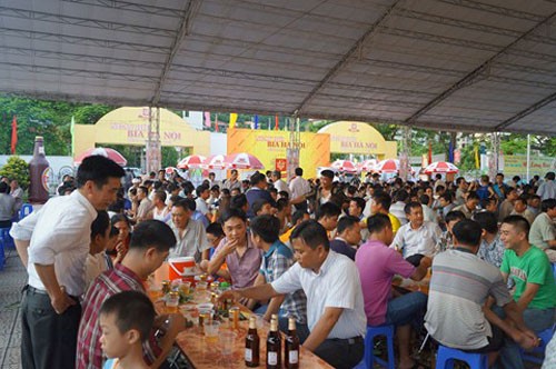 Habeco mang ngày hội bia lên “xứ chè” Thái Nguyên 