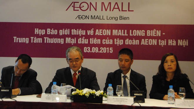 Tháng 10, khai trương Trung tâm thương mại Aeon Mall Long Biên