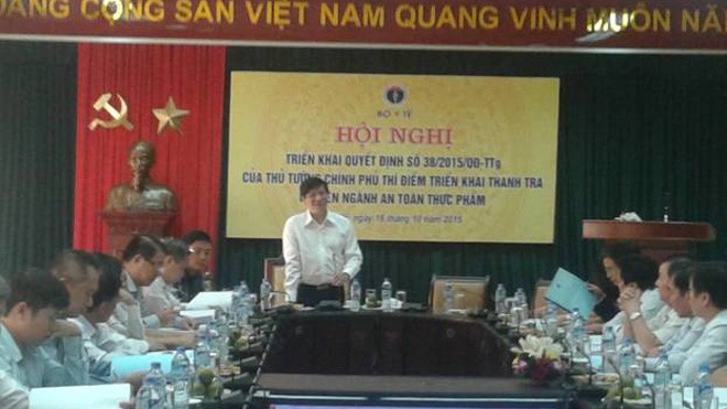 PS.TS Nguyễn Thanh Long – Thứ trưởng Bộ Y tế phát biểu khai mạc hội nghị