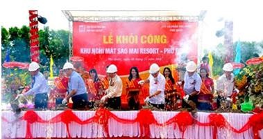 Lễ khởi công xây dựng Khu nghỉ mát Sao Mai Resort Phú Quốc