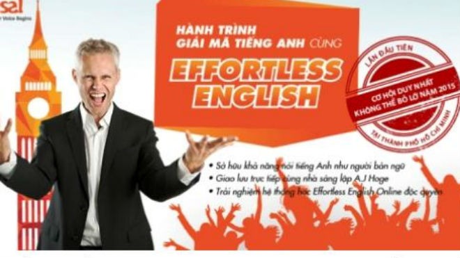 Hệ thống học tiếng Anh Effortless English Online chính thức ra mắt ngày 17/11