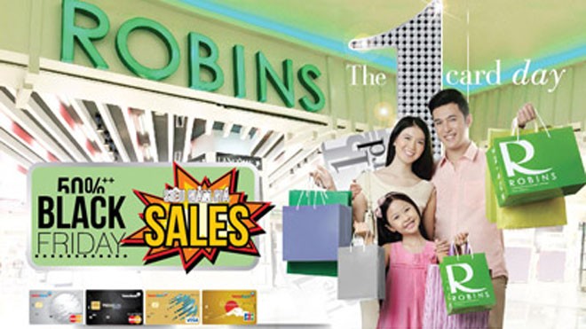 Cùng thẻ VietinBank tận hưởng ưu đãi tại Trung tâm Mua sắm Robins