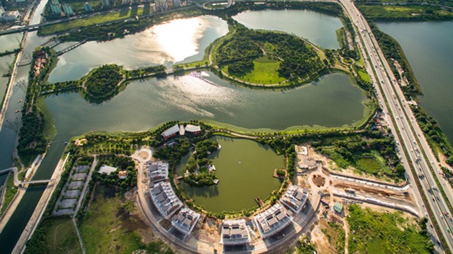 Không gian khu trung tâm thương mại Le Parc