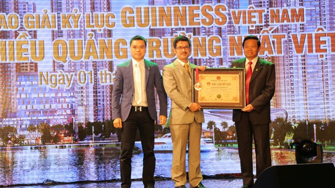  Dự án Goldmark City do TNR Holdings VN phát triển đã được chứng nhận lập kỷ lục Guiness Việt Nam