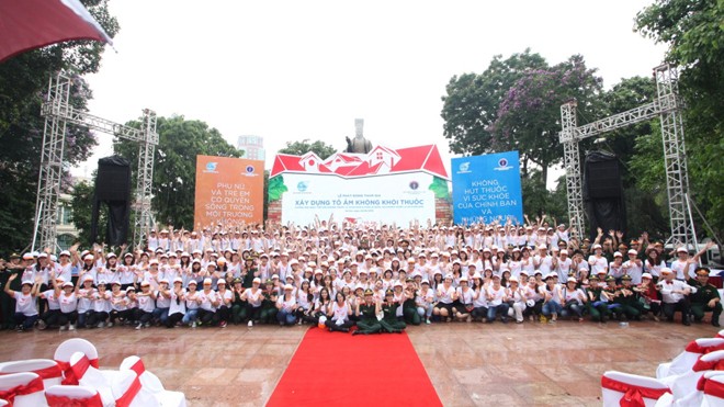 Toàn cảnh ngày hội của chương trình “Tổ ấm không khói thuốc”