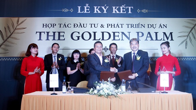 CENINVEST và HDIS hợp tác trong việc đầu tư phát triển dự án The Golden Palm.