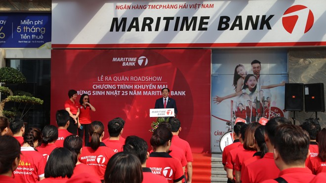 Chủ tịch Maritime Bank xuất hiện kích hoạt chương trình 