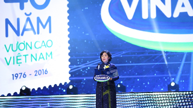 Bà Mai Kiều Liên, Tổng giám đốc Vinamilk, người đã đồng hành cùng công ty trong hành trình 40 năm đưa thương hiệu này vươn ra ngoài lãnh thổ Việt Nam.