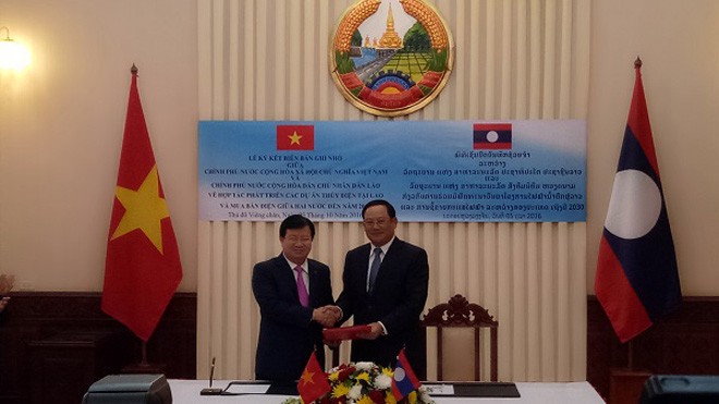 PVN tháp tùng đoàn công tác của Phó Thủ tướng Trịnh Đình Dũng tại Lào
