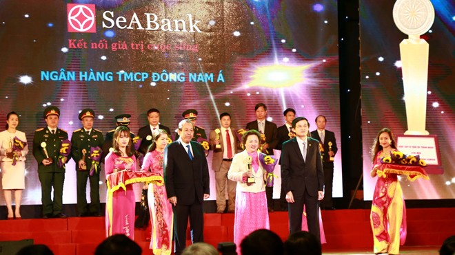 Seabank được vinh danh “Doanh nghiệp hội nhập và phát triển 2016” 