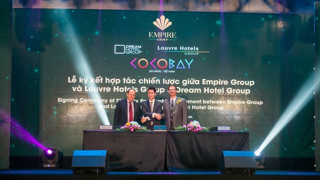 Lễ ký kết hợp tác chiến lược giữa Empire Group và Louvre Hotel Group & Dream Hotel Group