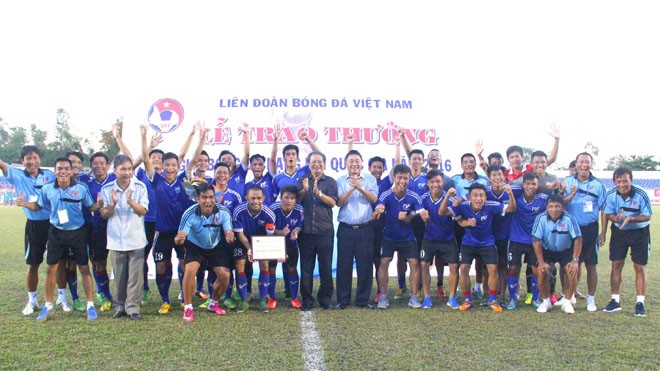 Đội Hạng Nhì PVF vô địch giải Hạng Nhì QG năm 2016