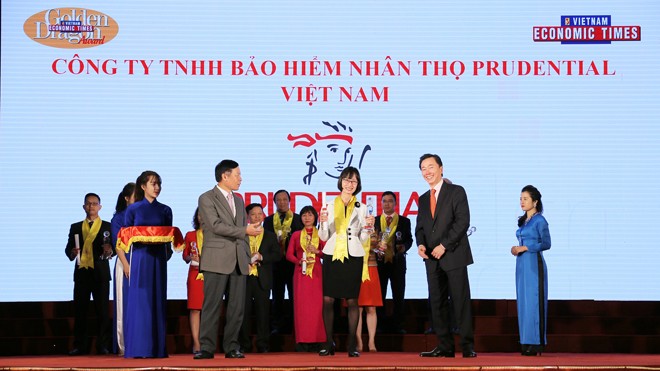 Prudential được vinh danh “Công ty Bảo hiểm Nhân thọ hàng đầu Việt Nam”