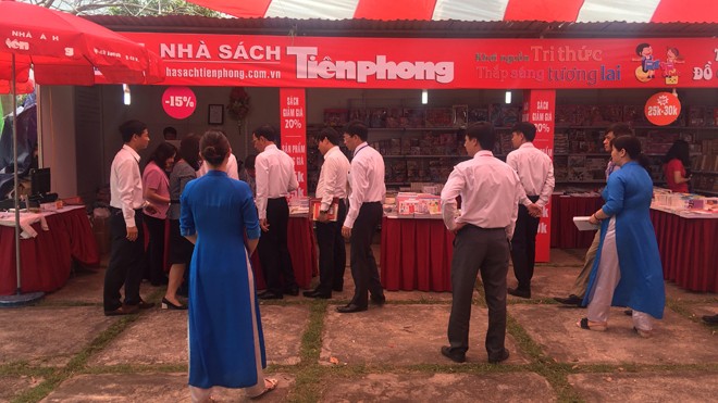 Nhà sách Tiền Phong khuyến mãi lớn tại 'Ngày Sách Việt Nam' ở tỉnh Bắc Ninh